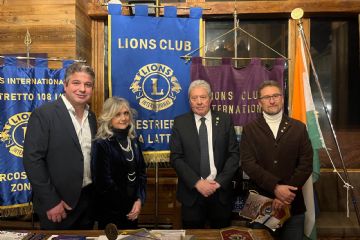 Sestriere: inaugurato il Lyons Club Sestriere Via Lattea